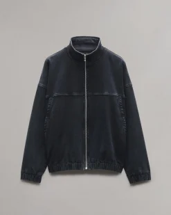 rag & bone rbSTRIDE Denim Track Jacket Inkwell Sale