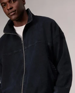 rag & bone rbSTRIDE Denim Track Jacket Inkwell Sale