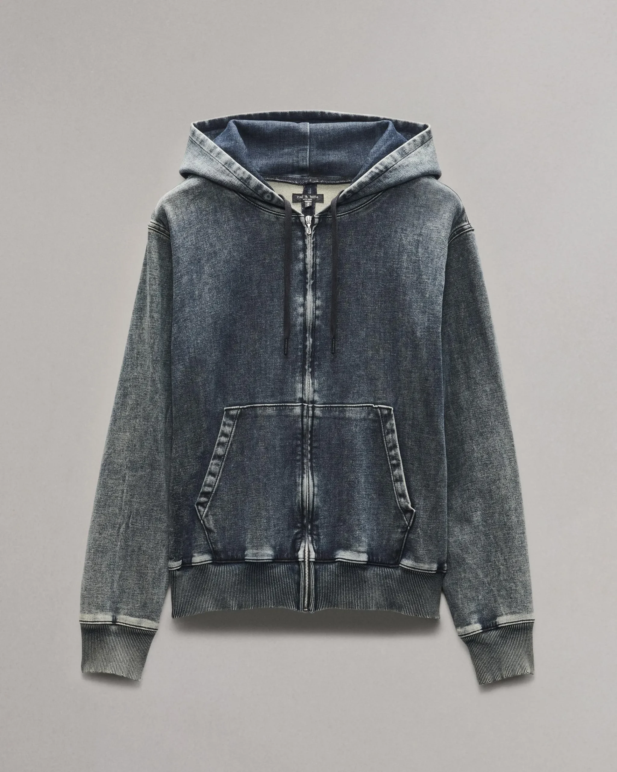rag & bone rbSTRIDE Denim Zip Hoodie Bradbury Shop