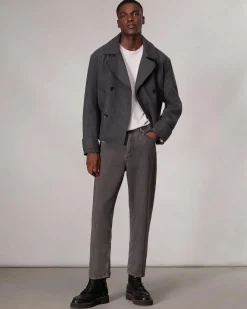 rag & bone rbTAPER Fit Jean Charcoal Flash Sale
