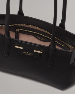rag & bone Realm Italian Leather Satchel Black Online