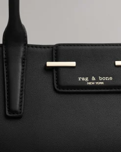 rag & bone Realm Italian Leather Satchel Black Online