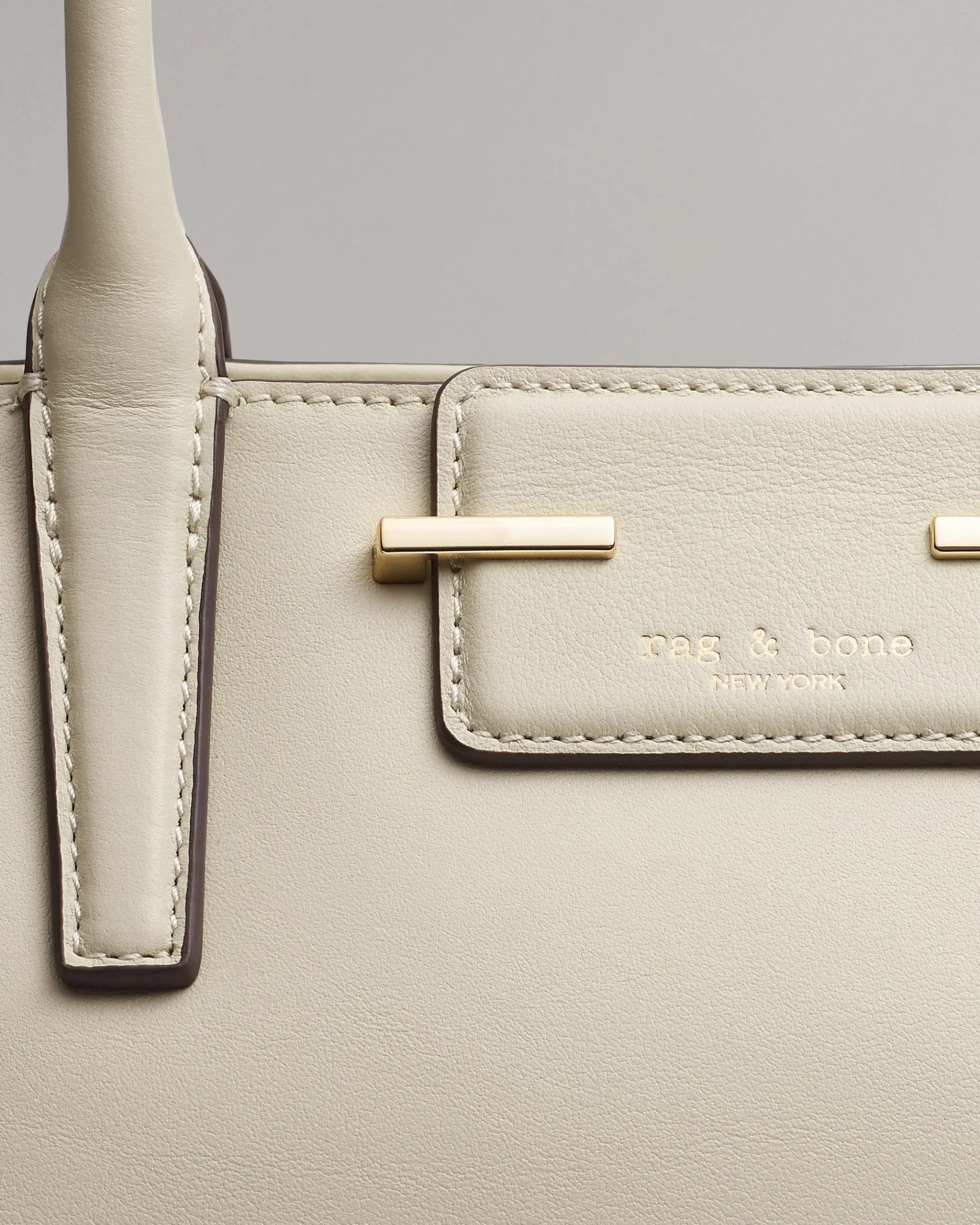 rag & bone Realm Italian Leather Satchel Antique White Online