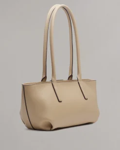rag & bone Realm Italian Leather Satchel Greige Cheap