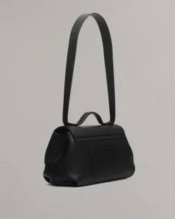 rag & bone Realm Italian Leather Top Handle Bag Black Cheap