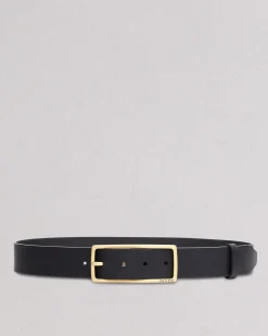 rag & bone Rebound Leather Belt Black Flash Sale