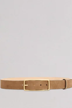 rag & bone Rebound Suede Belt Camel Cheap