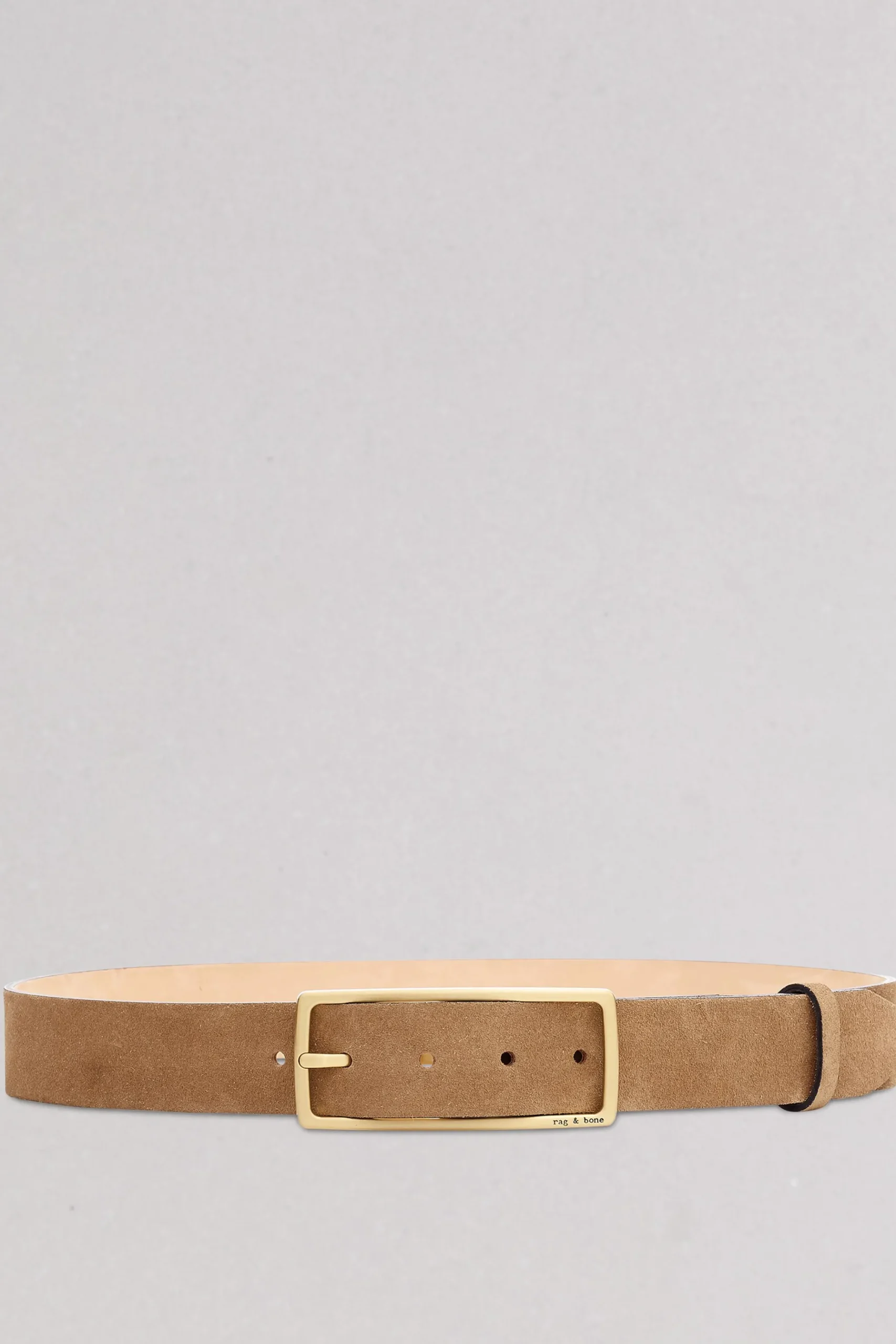 rag & bone Rebound Suede Belt Camel Cheap