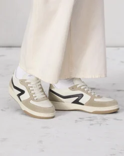 rag & bone Retro Court Leather Sneaker Turtle Dove/ Light Sand Fashion