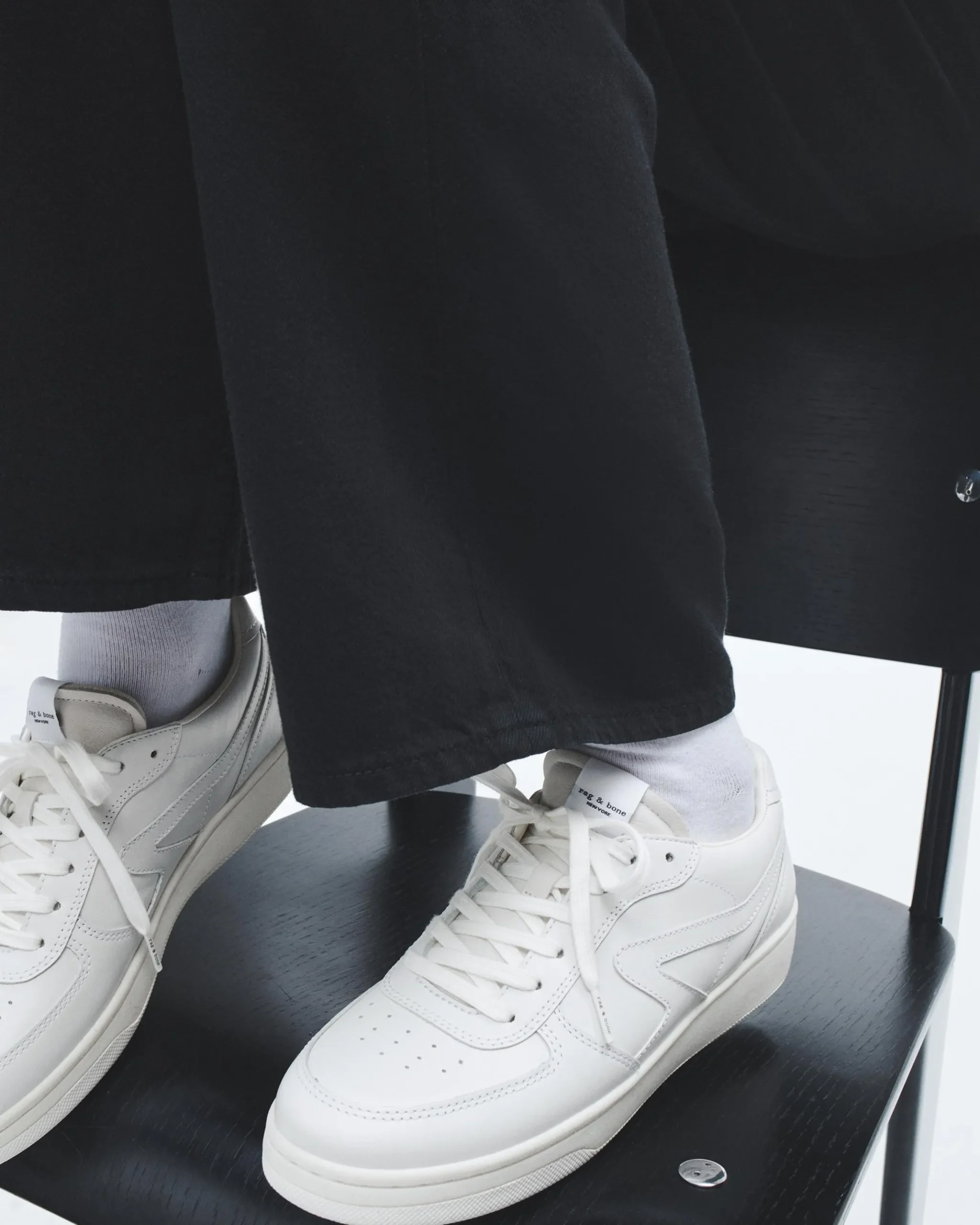 rag & bone Retro Court Leather Sneaker White Fashion