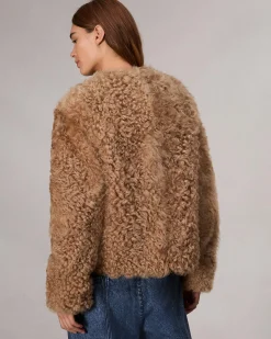 rag & bone Sabrina Shearling Jacket Light Brown Best Sale