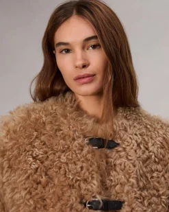 rag & bone Sabrina Shearling Jacket Light Brown Best Sale