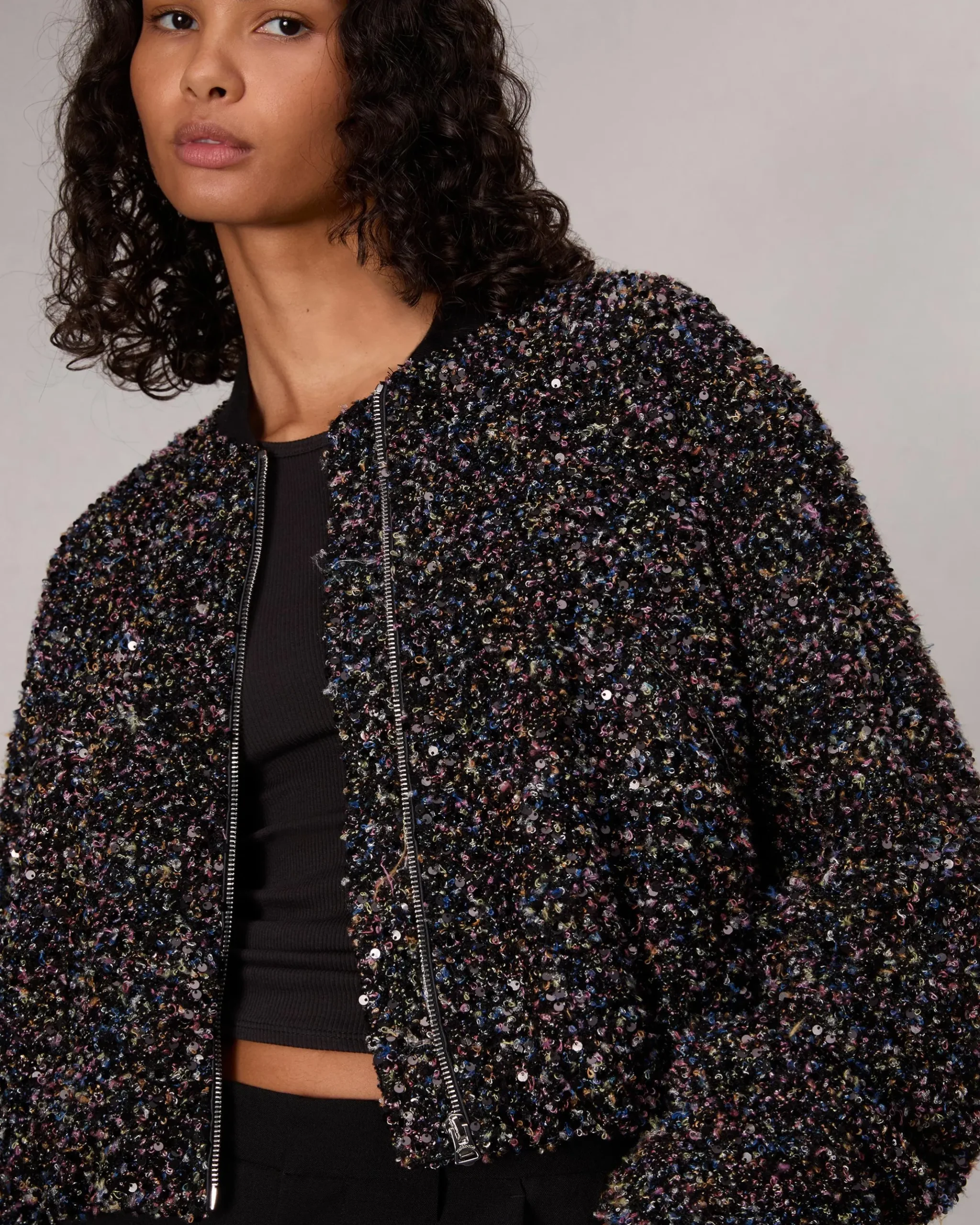 rag & bone Samira Bomber Jacket Multi Color Store