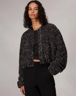 rag & bone Samira Bomber Jacket Multi Color Store