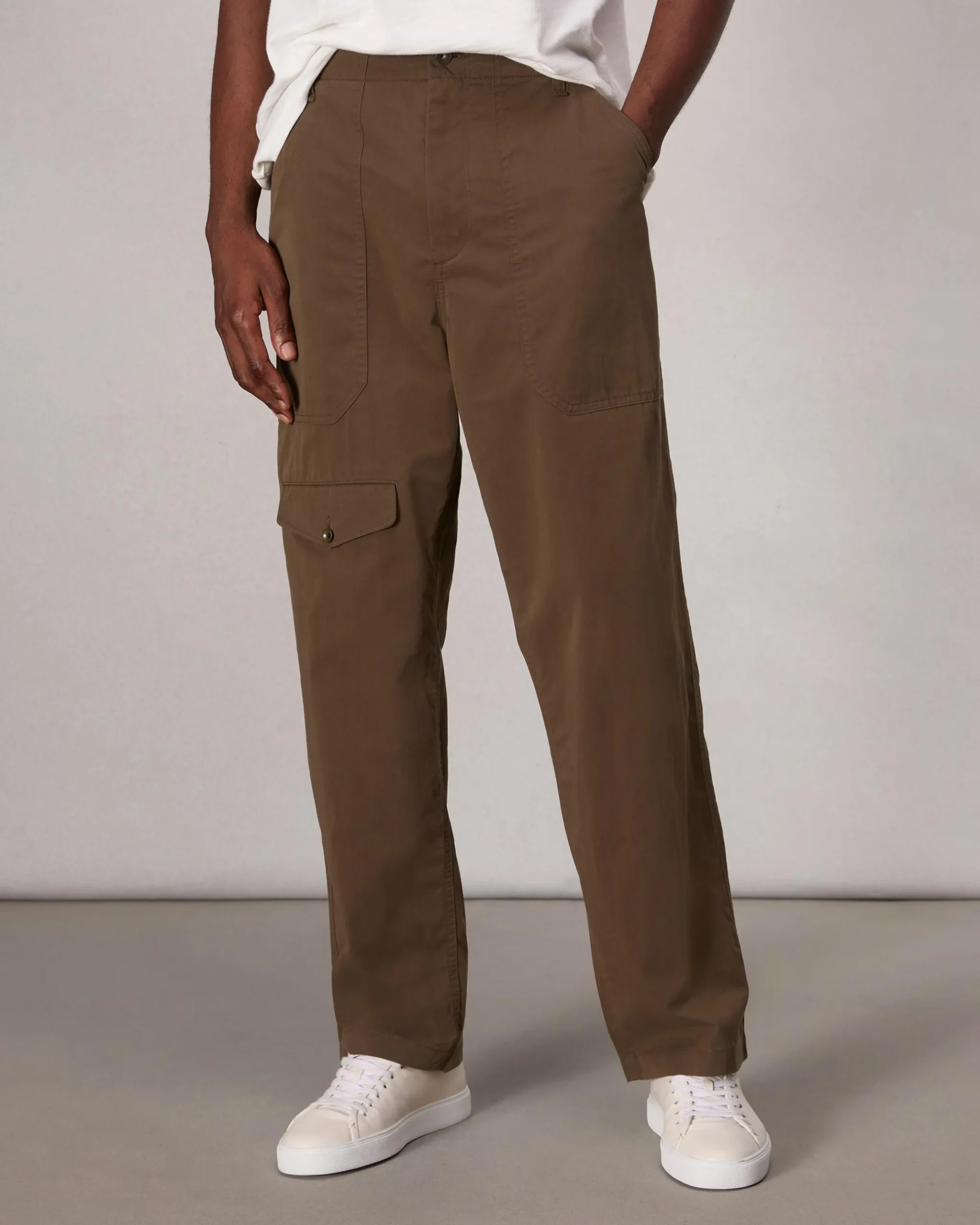 rag & bone Samson Cotton-Blend Cargo Pant Gravel Sale