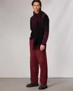 rag & bone Samson Cotton-Blend Cargo Pant Maroon Best Sale