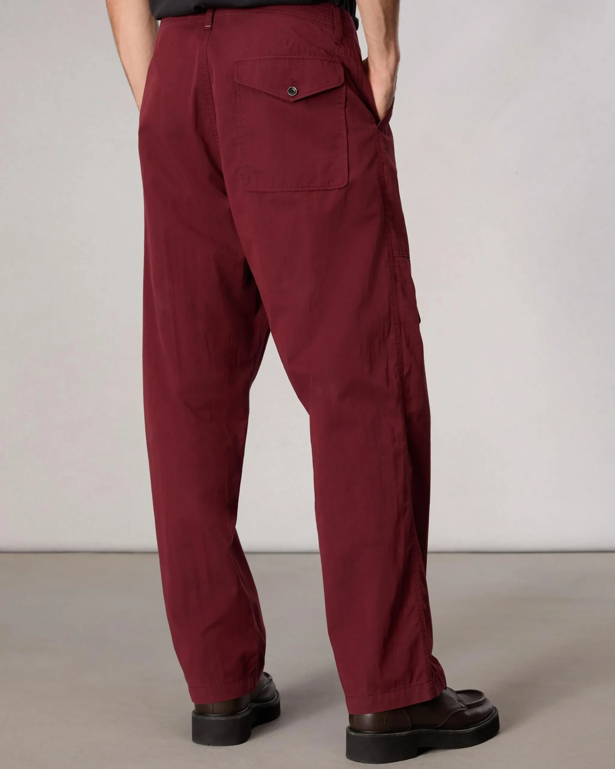 rag & bone Samson Cotton-Blend Cargo Pant Maroon Best Sale