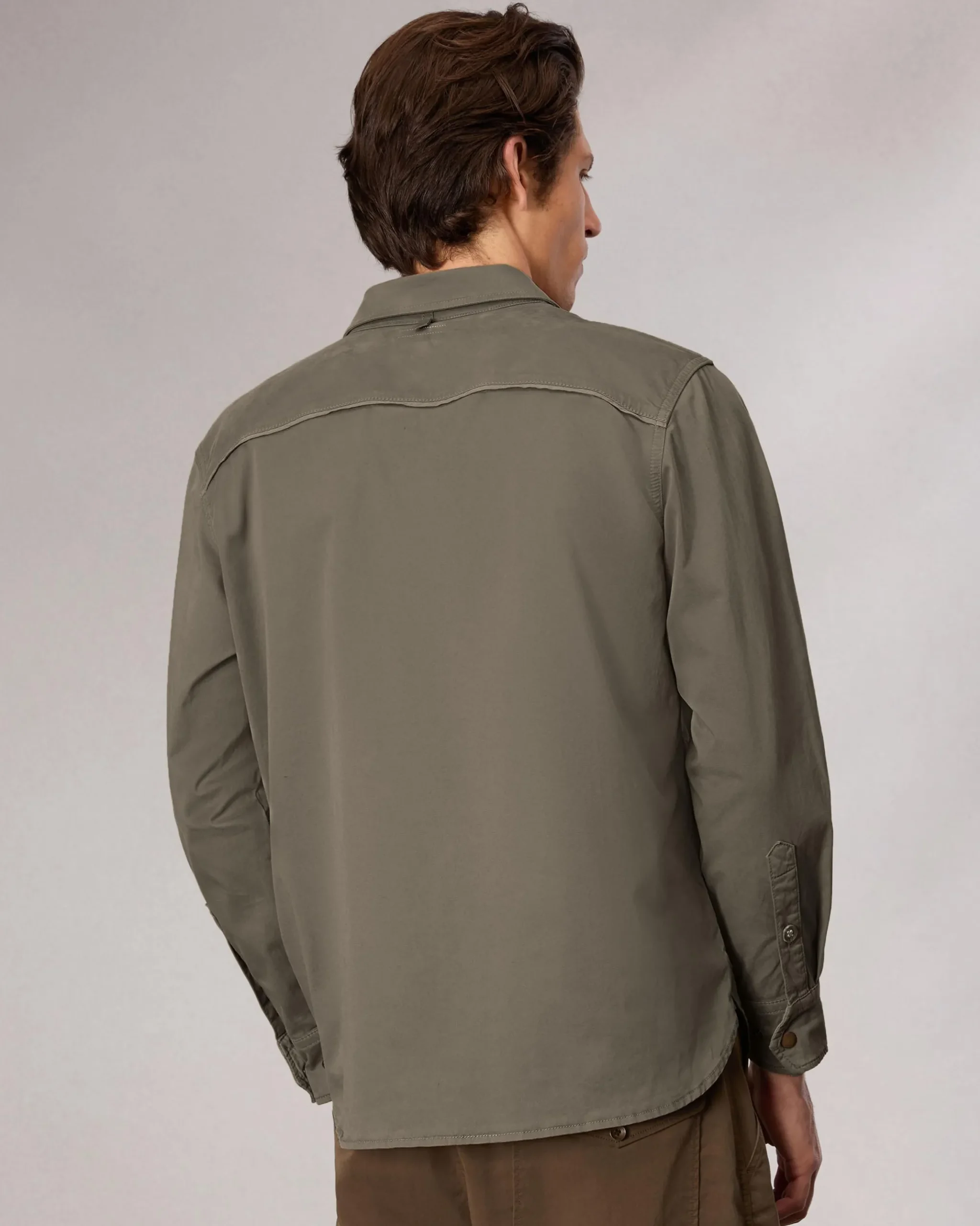 rag & bone Sateen CPO Shirt Jacket Dark Army Discount