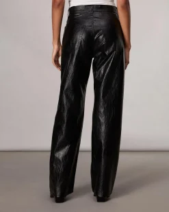 rag & bone Shea Faux Leather Pant Black Cheap