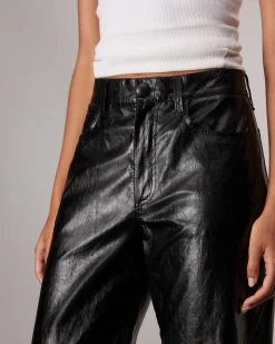 rag & bone Shea Faux Leather Pant Black Cheap