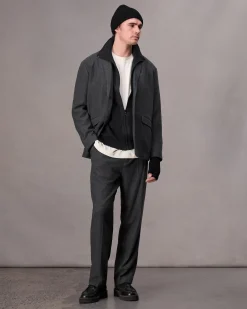 rag & bone Shift Flannel Blazer Heather Grey Best Sale