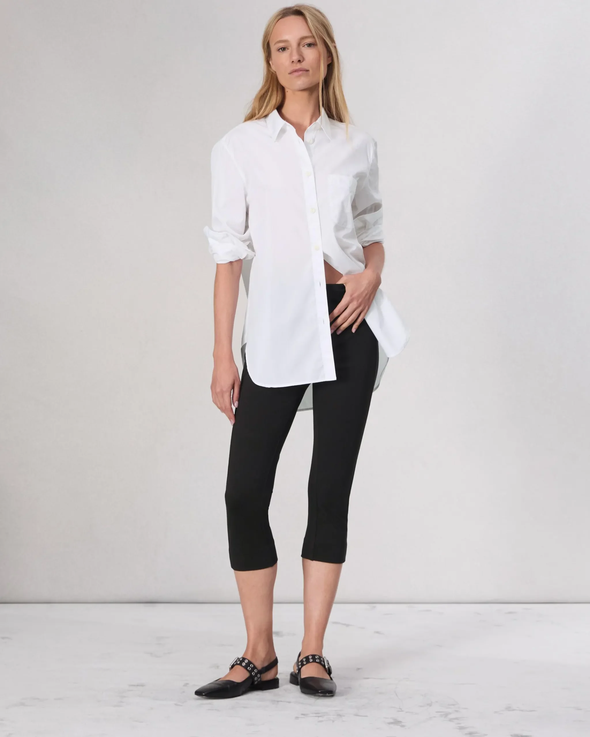 rag & bone Simone Ponte Capri Pant Black Best