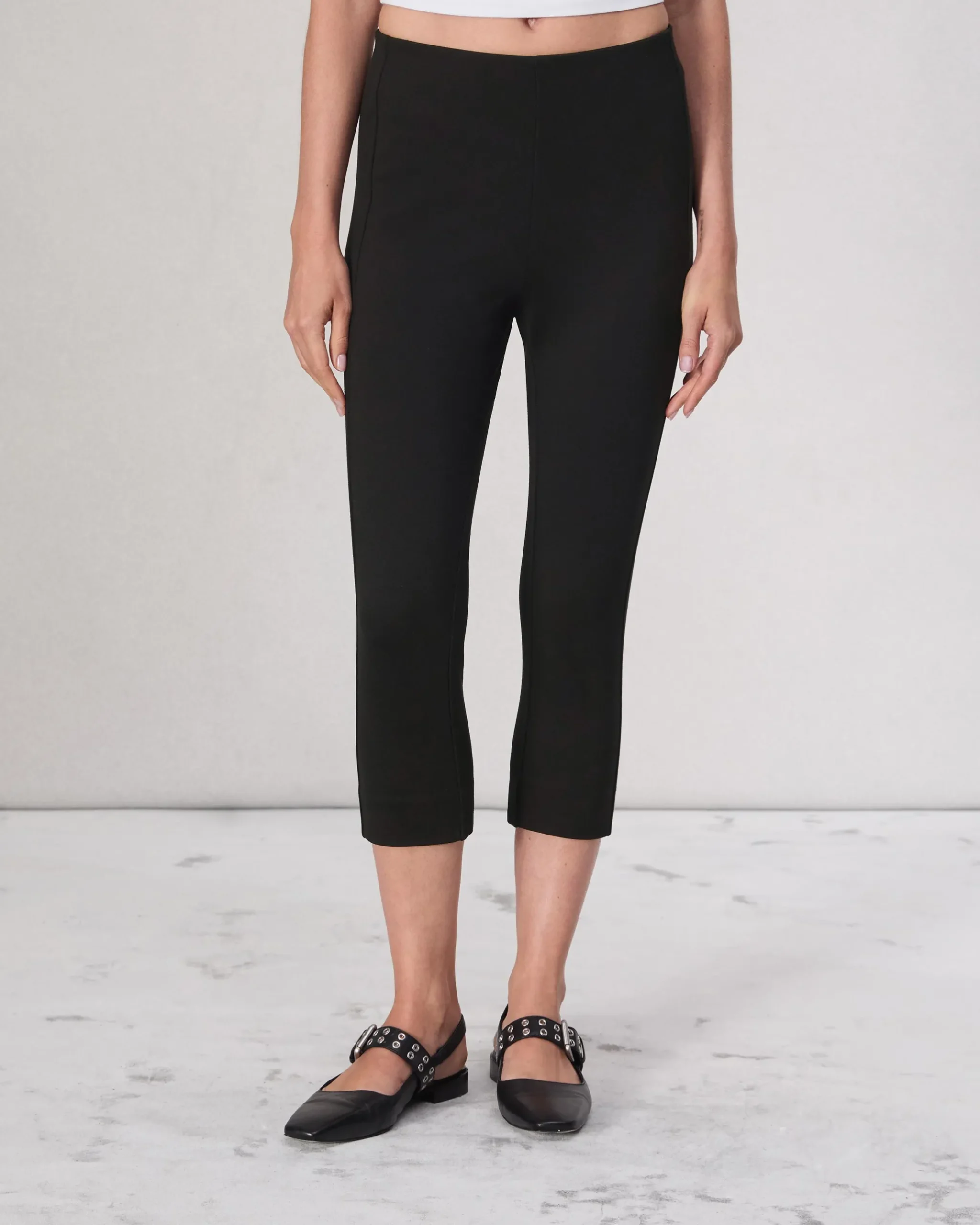 rag & bone Simone Ponte Capri Pant Black Best