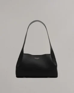 rag & bone Slade Italian Calf Leather Shoulder Bag Black Flash Sale