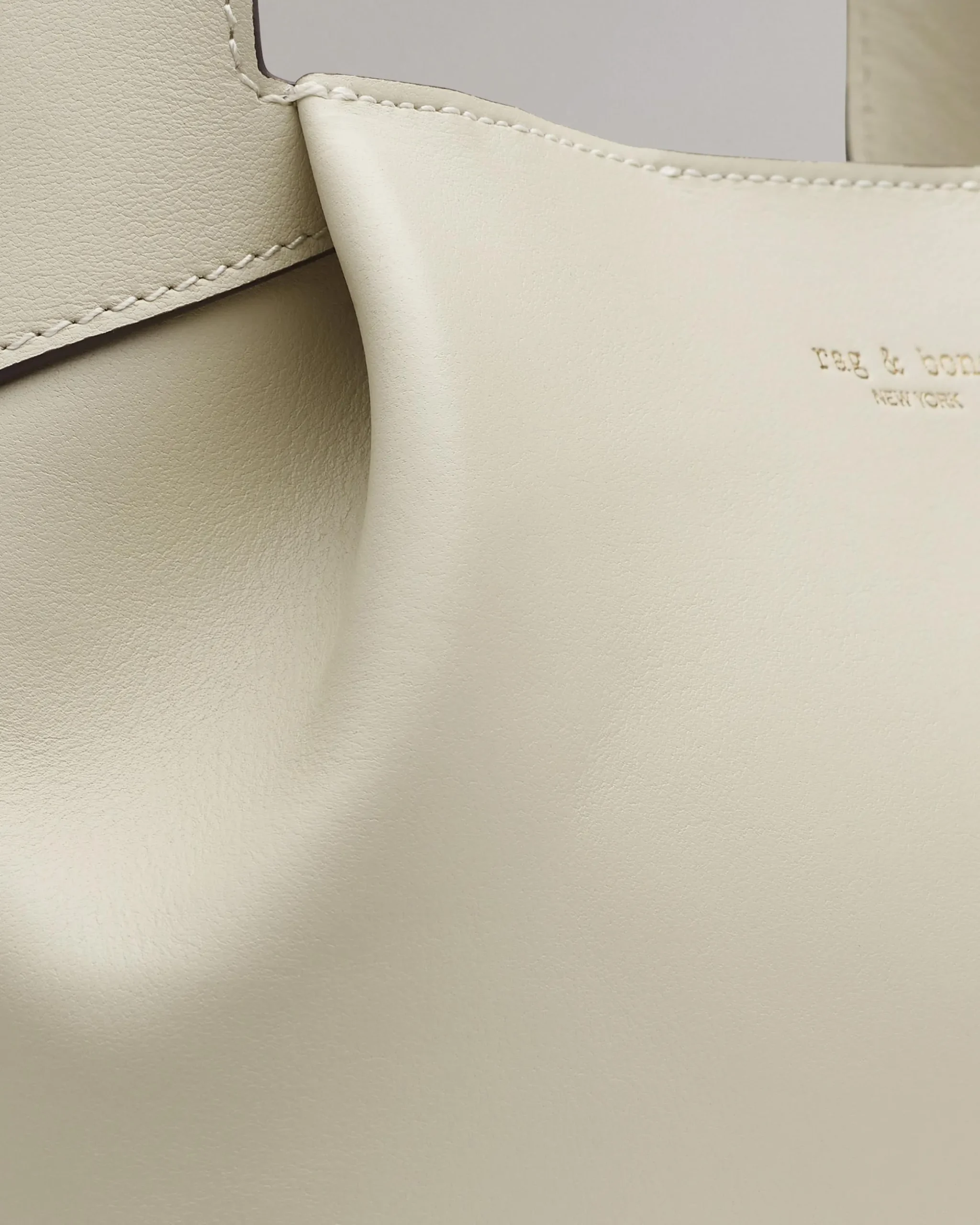 rag & bone Slade Italian Calf Leather Shoulder Bag Antique White Best