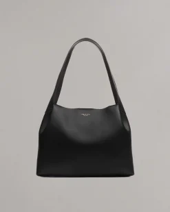rag & bone Slade Italian Calf Leather Tote Bag Black Cheap