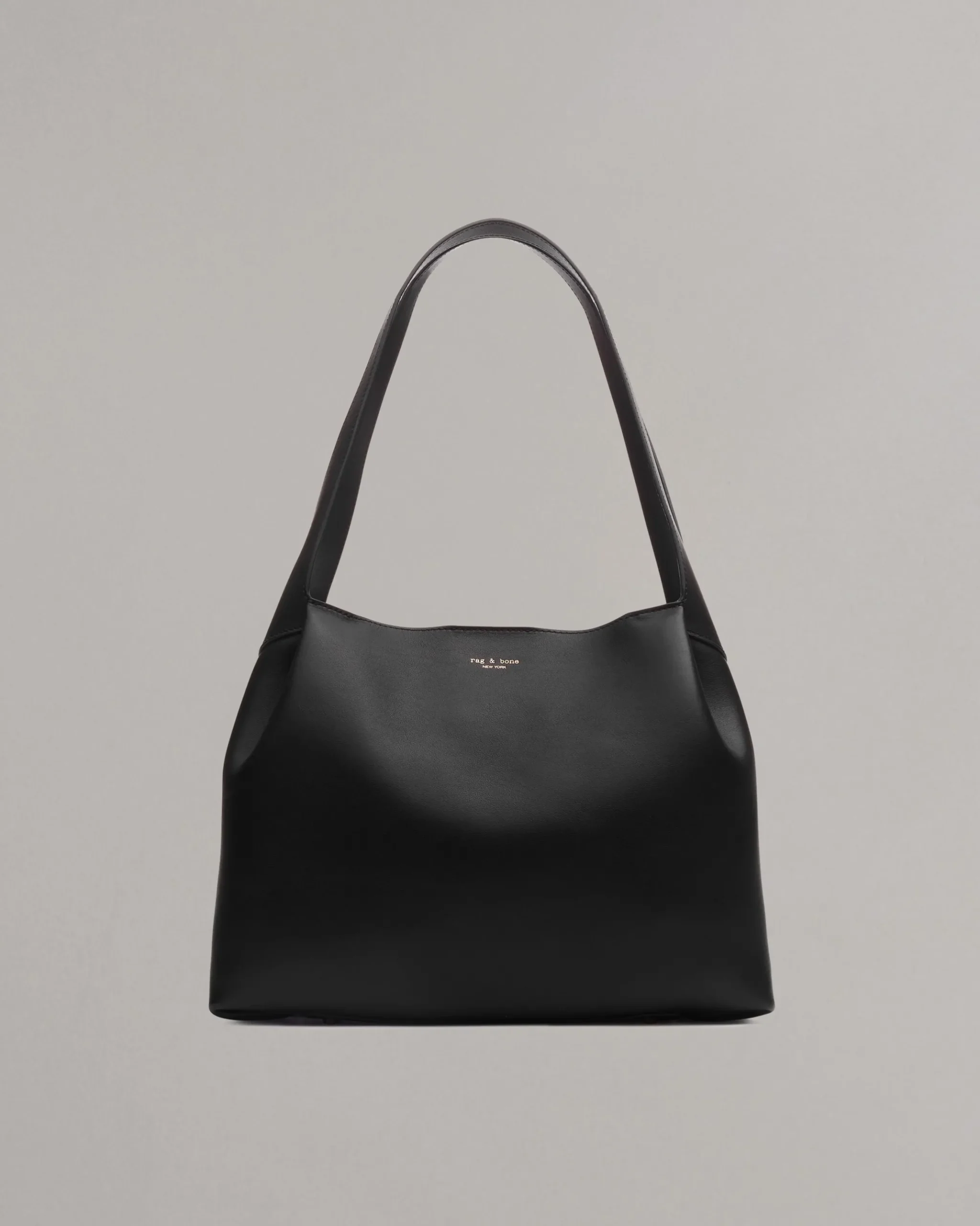 rag & bone Slade Italian Calf Leather Tote Bag Black Cheap