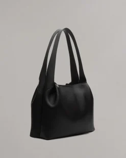 rag & bone Slade Italian Calf Leather Tote Bag Black Cheap