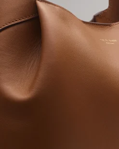 rag & bone Slade Italian Calf Leather Tote Bag Cognac Fashion