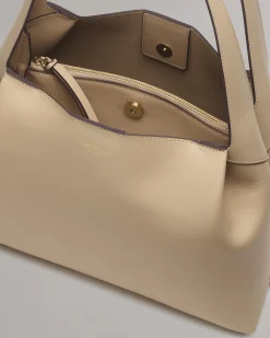 rag & bone Slade Italian Calf Leather Tote Bag Greige Best Sale