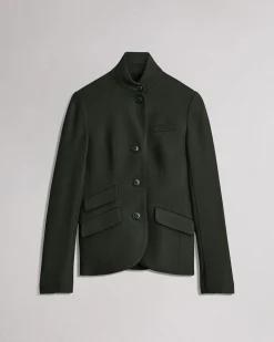 rag & bone Slade Wool Blazer Army Green Fashion