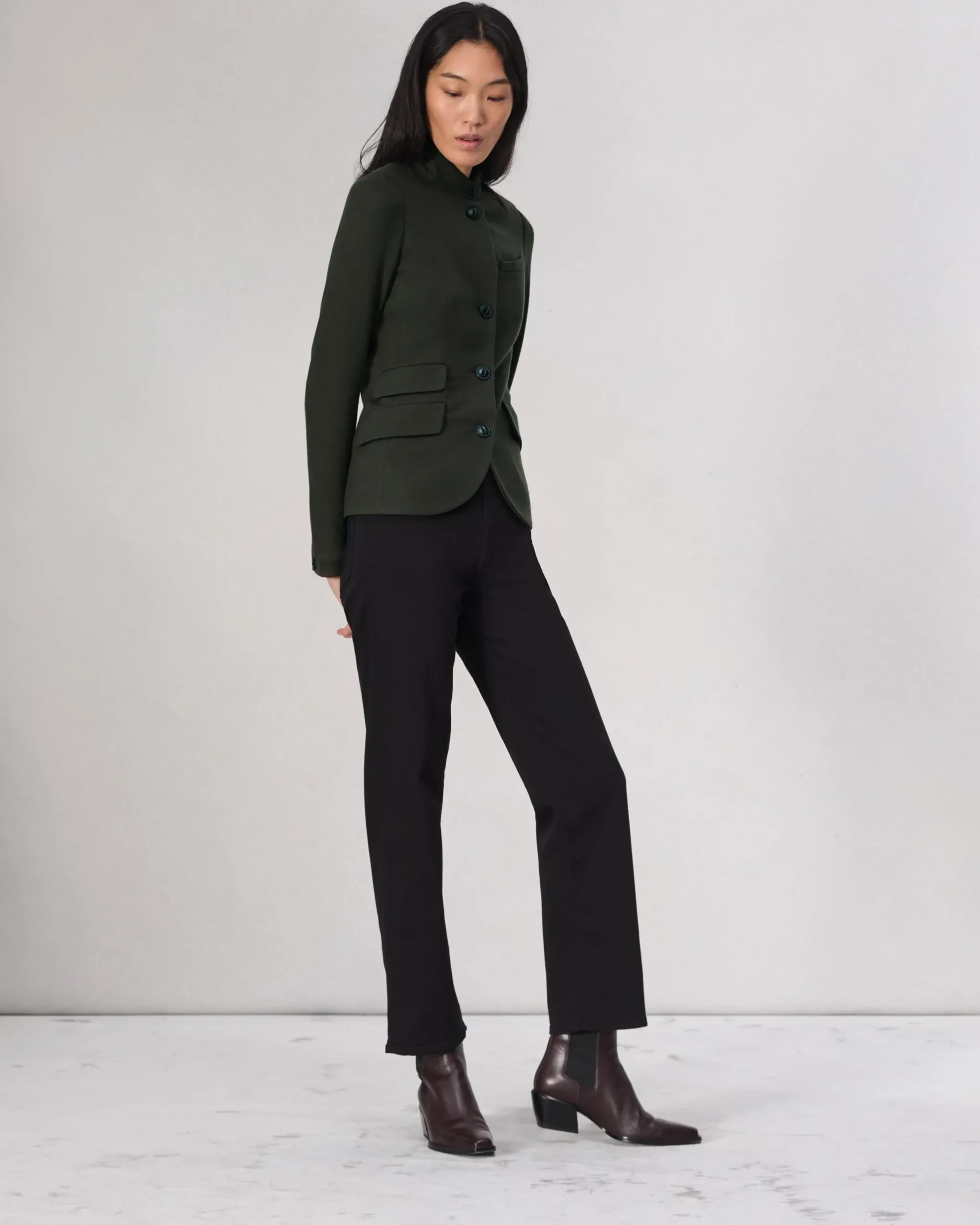 rag & bone Slade Wool Blazer Army Green Fashion