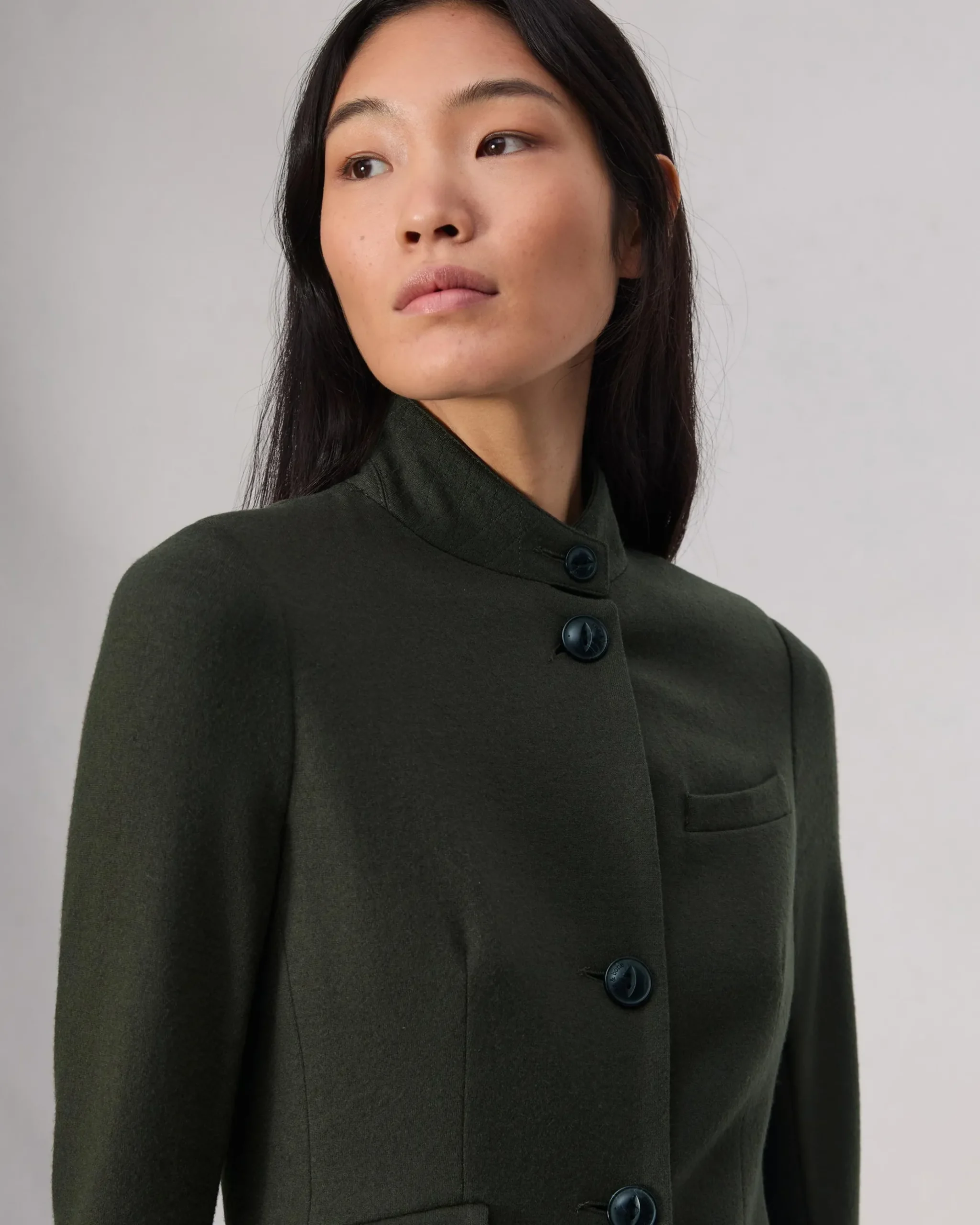 rag & bone Slade Wool Blazer Army Green Fashion