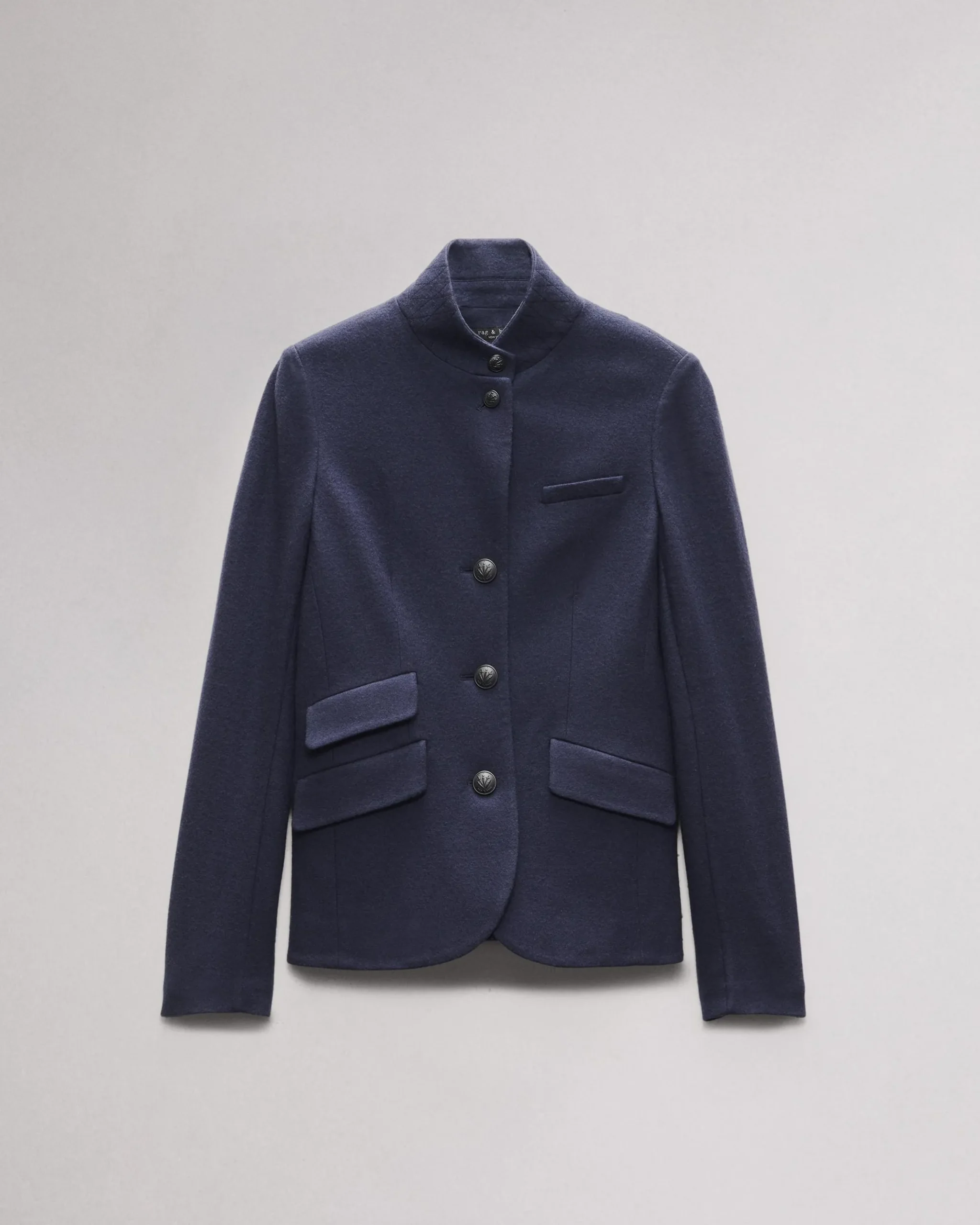rag & bone Slade Wool Blazer Navy Outlet