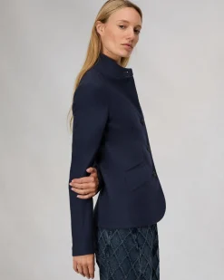 rag & bone Slade Wool Blazer Navy Outlet