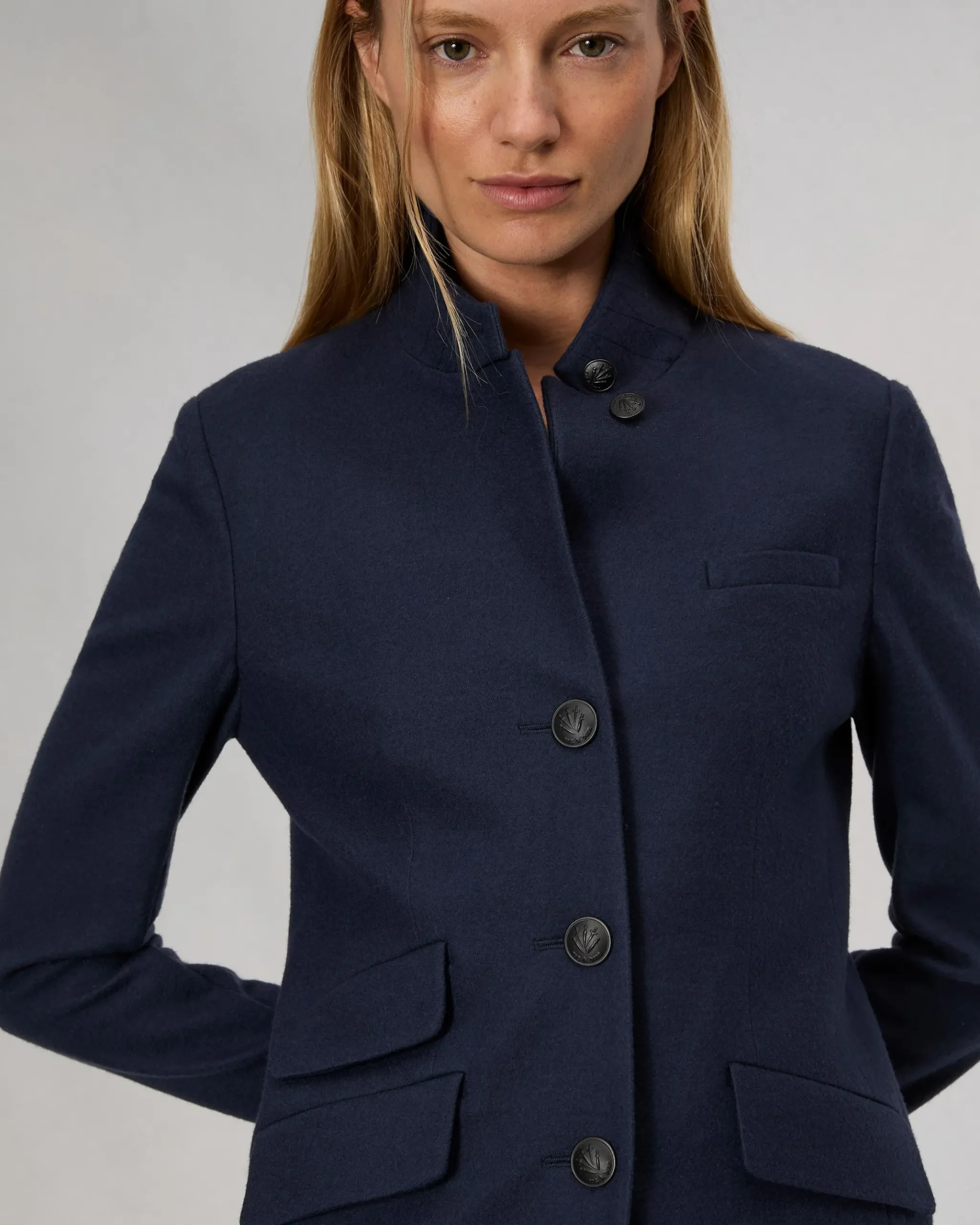rag & bone Slade Wool Blazer Navy Outlet