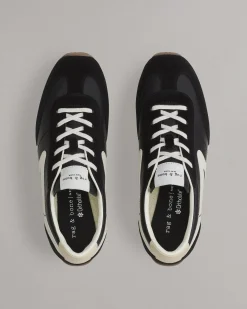 rag & bone Slim Retro Runner Sneaker Black Hot