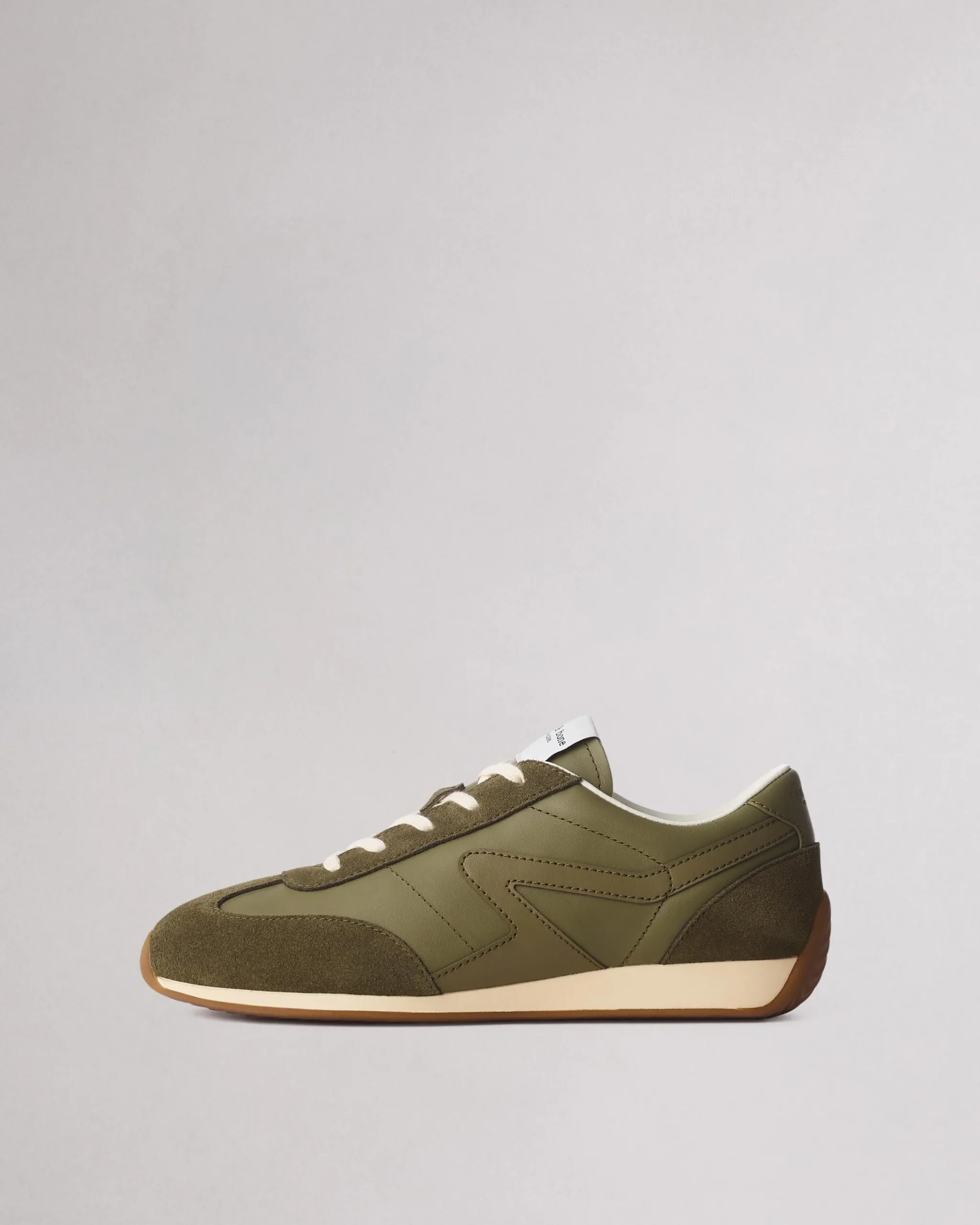 rag & bone Slim Retro Runner Sneaker Martini Olive Store