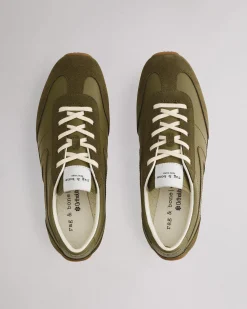 rag & bone Slim Retro Runner Sneaker Martini Olive Store
