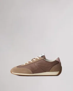 rag & bone Slim Retro Runner Sneaker Mushroom Clearance