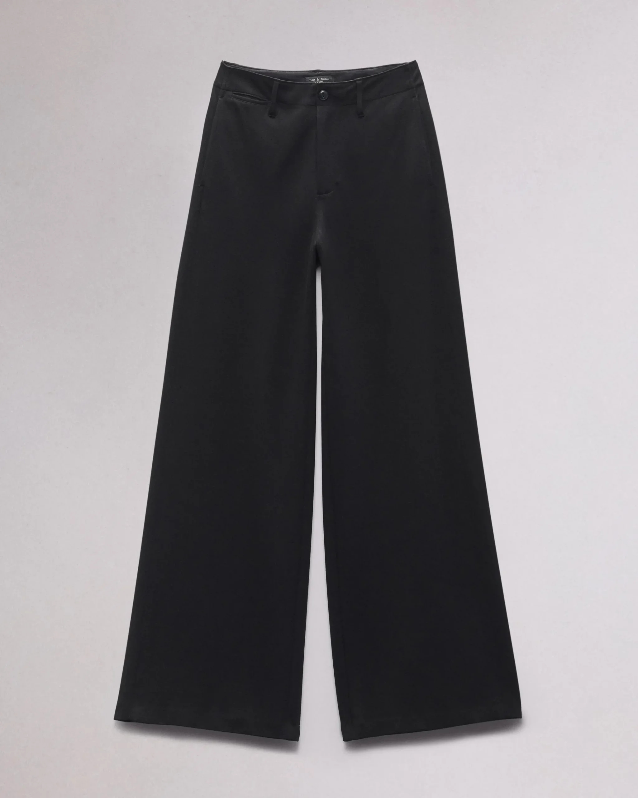 rag & bone Sofie Ponte Full-Length Pant Black Hot