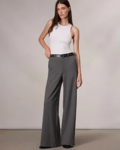 rag & bone Sofie Ponte Full-Length Pant Charcoal Cheap