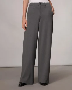 rag & bone Sofie Ponte Full-Length Pant Charcoal Cheap