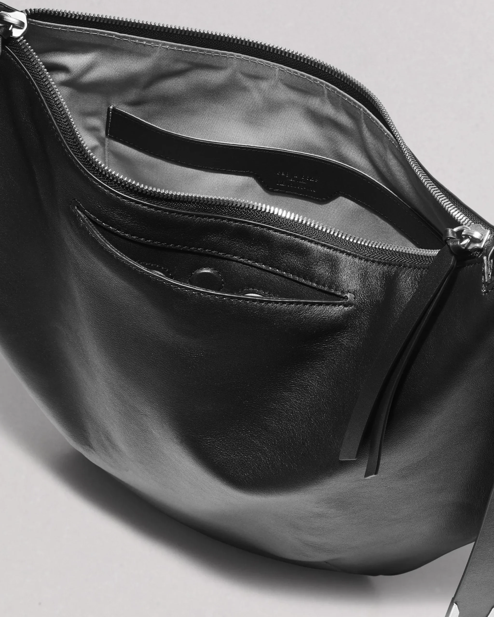 rag & bone Spire Leather Shoulder Bag Black Best