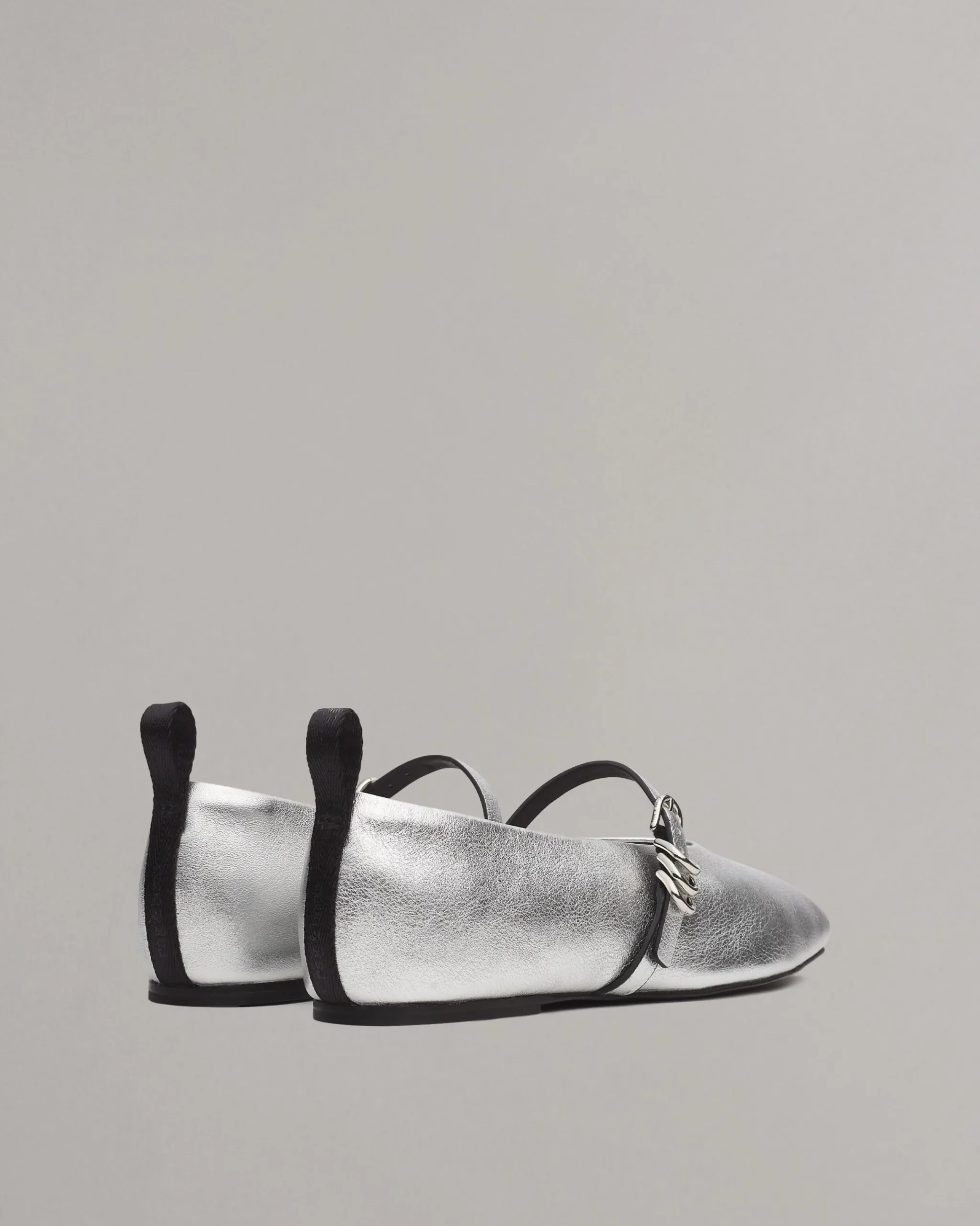 rag & bone Spire Mary Jane Shoes Silver Discount
