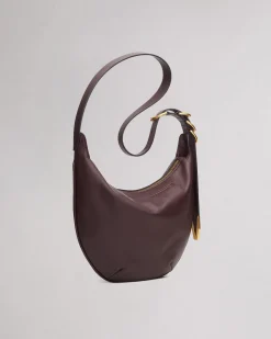 rag & bone Spire Mini Leather Hobo Dark Espresso Flash Sale